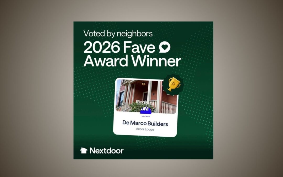 Voted by Neighbors: De Marco Wins a 2026 Nextdoor Fave Award